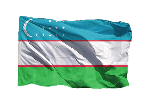 Флаг Узбекистана